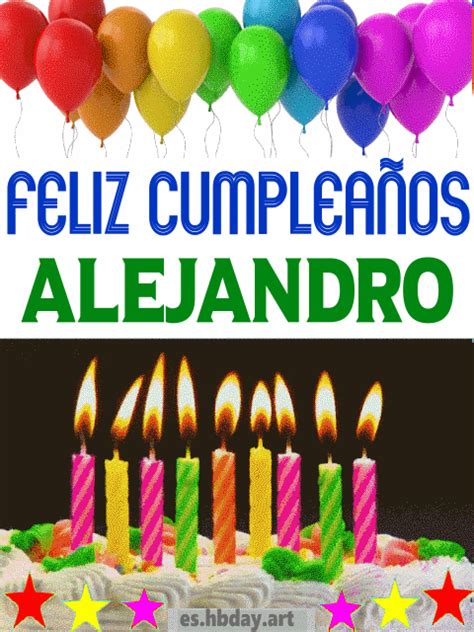 Feliz Cumpleaños Alejandro Imágenes 