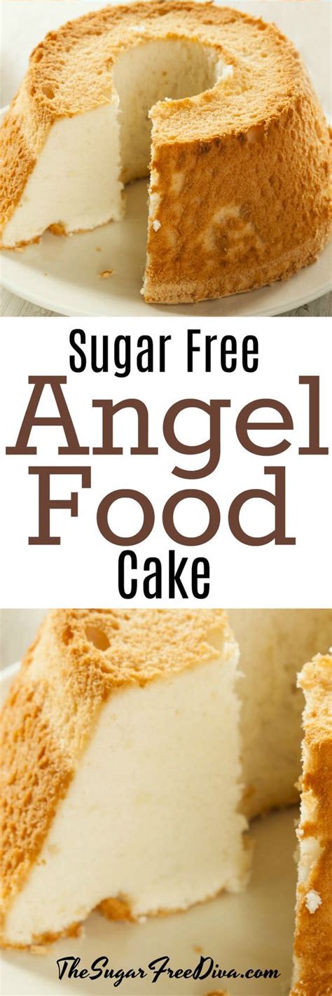 If you don't have an angel food cake pan, that's okay. This Sugar Free Angel Food Cake recipe is a pretty ...