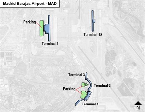 Madrid Barajas Mad Airport Terminal Map