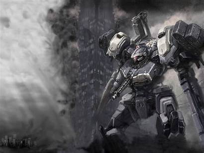Core Armored Robot Anime Desktop Concept Gundam
