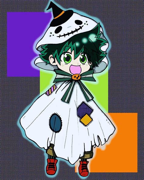 Have A Chibi Halloween Deku I Made This While Going Through Some