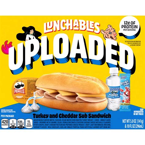 lunchables uploaded meal kit turkey and cheddar cheese sub sandwich shop snack trays at h e b