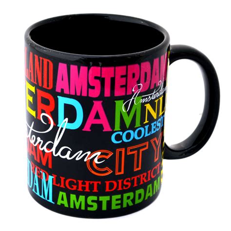 Maybe you would like to learn more about one of these? MUG AMSTERDAM BLACK COLORED TEXTS - Amsterdam Souvenirs ...