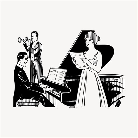 Classical Music Concert Illustration Clipart Free Vector Rawpixel