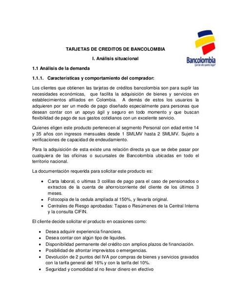 Carta Cancelacion Tarjeta De Credito Bancolombia Dinero Electronico