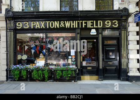 Paxton And Whitfield Cheese Shop In Jermyn Street London England