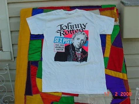 Rare Vintage 1980s Johnny Rotten Sex Pistols Shirt Gem