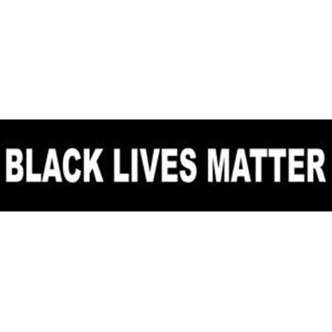 Black Lives Matter 3x10 Inch Vinyl Bumper Sticker Decal Ebay