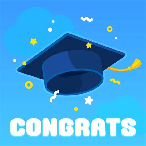 Best High School Graduation Congratulations Illustrations Royalty Free