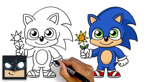 How To Draw Baby Sonic Sonic The Hedgehog Social Useful Stuff