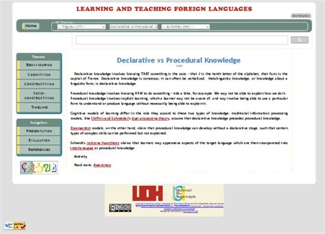 Declarative Vs Procedural Knowledge Pdf Procedural Knowledge Learning