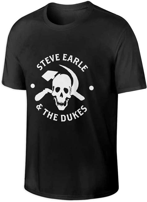 Steve Earle Mens Short Sleeve T Shirt Classic Adult Crew
