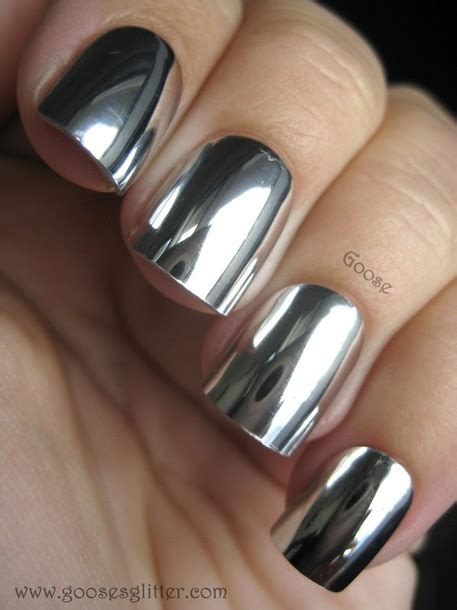 Nail Polish Silver Metallic Nail Pollish Cute Nails Shiny Wheretoget