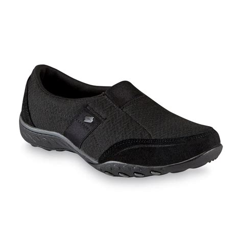 Skechers Women S Relaxed Fit Breathe Easy Resolution Black Memory Foam Sneaker Shoes Women S
