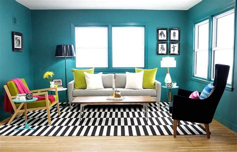 warna cat ruang tamu  bagus desain ruang keluarga dekorasi ruang