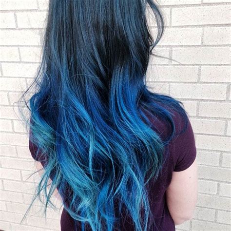 21 Bold And Beautiful Blue Ombre Hair Color Ideas Page 2