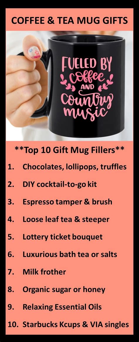 When looking at headphones, there are there are also plenty of gifts related to music knowledge and culture, like dorothy's creative 'world song map' or the 'vinyl me, please' subscription. Coffee & Tea Mug Gifts- Fueled By: Coffee & Country Music ...