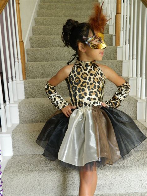 Leopardcheetah Print Dresscostume For Little Girl Size Available 45