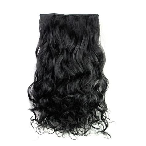 Curly Hair Extension With Heat Resistant Synthetic Hair Extensions