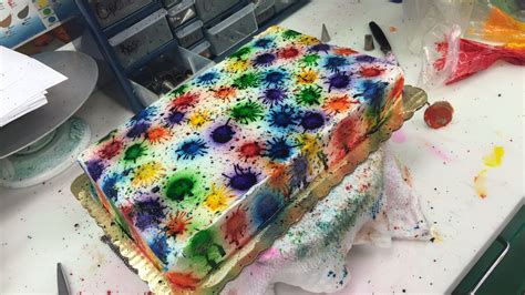 Paintball Splatter Paintball Cake Paintball Birthday Party 13th