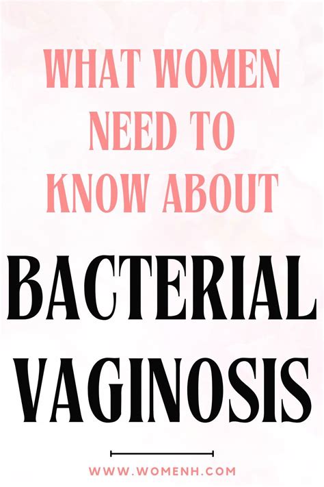 Overview Of Bacterial Vaginosis Artofit