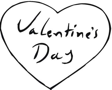 Valentine Clipart Black And White Free Download On Clipartmag