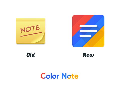 Color Note Icon Redesign By Sajid Shaik Logo Designer On Dribbble