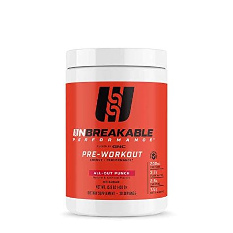 Best Unbreakable Performance Pre Workout