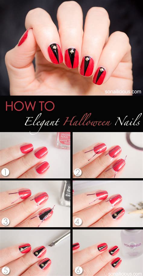 Inspired, we went on a mission to find the best nail art pens. Halloween Nail Art Tutorial II Elegant Halloween Nails