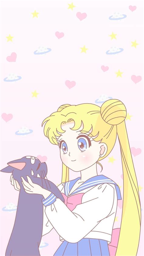 Cute Sailor Moon Wallpapers Top Free Cute Sailor Moon Backgrounds Wallpaperaccess