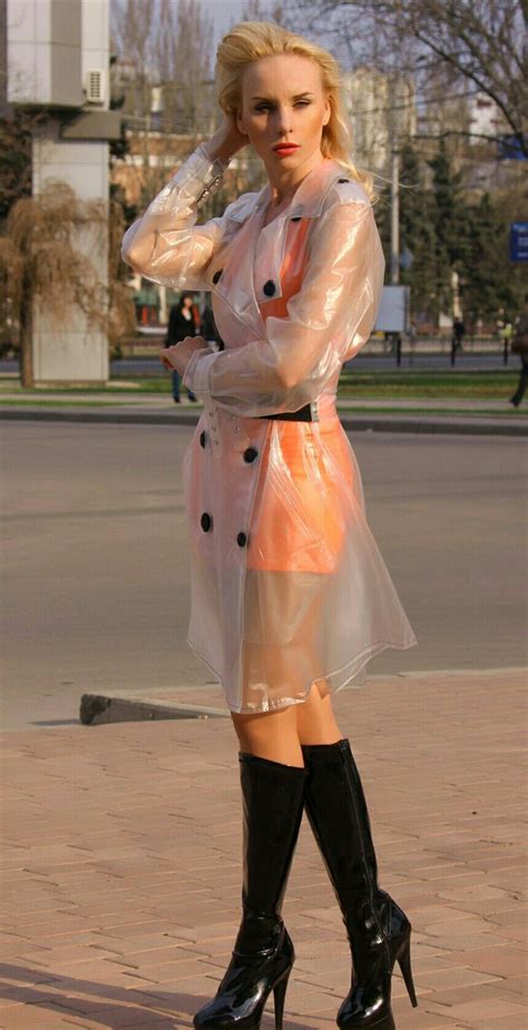 Clear Raincoat Plastic Raincoat Pvc Raincoat Plastic Pants Rain Fashion Latex Fashion