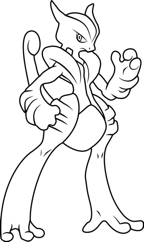 Pokemon mewtwo coloring pages | pokemon coloring pages. Mega Mewtwo X Coloring Page - Free Printable Coloring ...