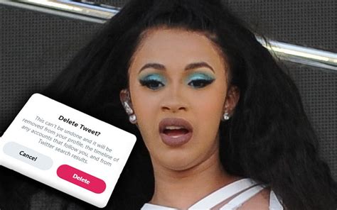 Cardi B Forced To Take Down Explicit Tweet