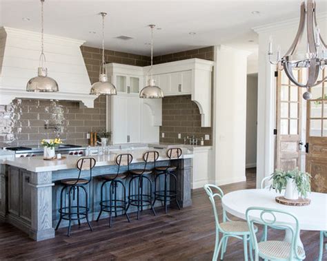 Farmhouse Open Concept Kitchen Design Ideas And Remodel Pictures Houzz