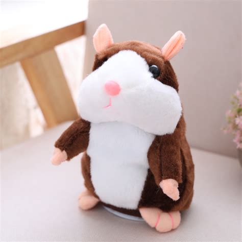 Electric Smart Little Talking Hamster Record Repeat Stuffed Plush