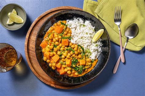 South East Asian Inspired Chickpea Curry Recipe Hellofresh