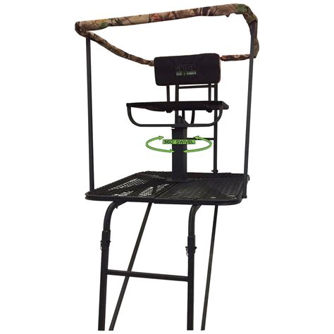 Sniper Swivel Top Ladder Stand 637203 Ladder Tree Stands At