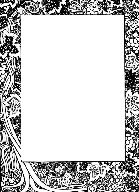 Art Nouveau Border Free To Use From A Copy Of Pilgrims Flickr