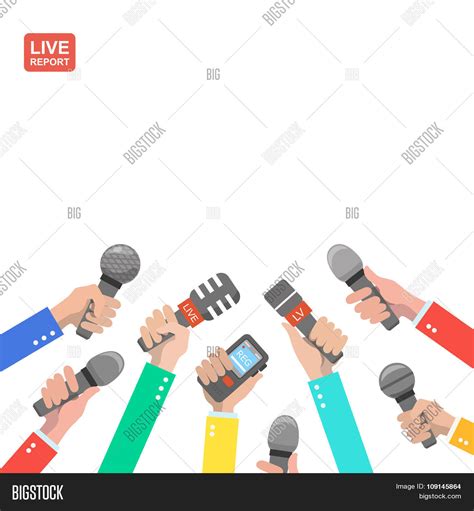 Live Report Concept Vector And Photo Free Trial Bigstock