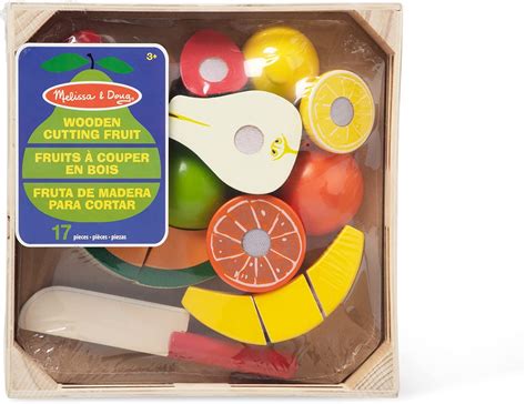 Buy Melissa And Doug Cutting Fruit Set Wooden Play Food Kitchen
