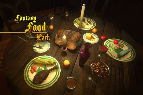 Fantasy Food Pack 3d 食べ物 Unity Asset Store