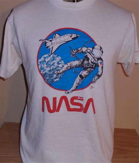 Vintage 1980s Nasa Space T Shirt Large 5050 By Vintagerhino247 On Etsy