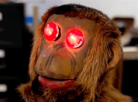 Creepy Monkey Automata With Red Light Up Eyes Flipboard