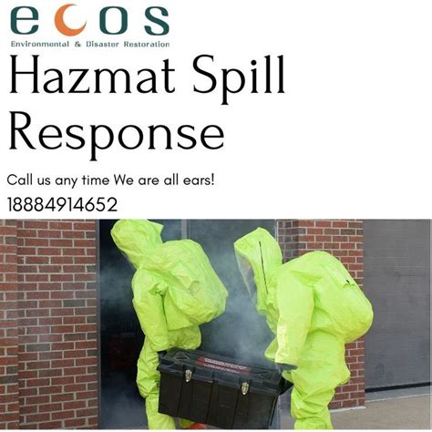 Hazmat Spill Response Ecos Emergency Response Team Emergency