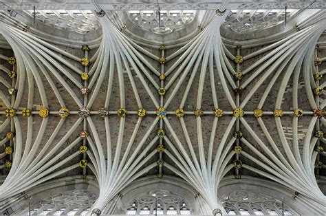 Nave Ceiling With Fan Vaulting And Roof Bosses Exeter Cathedral