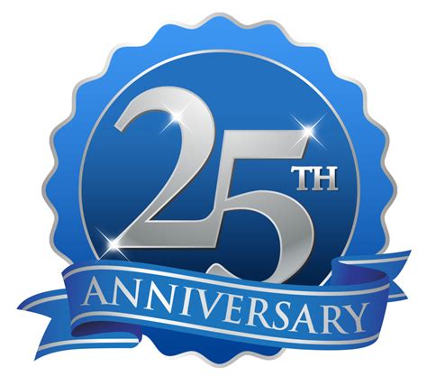 25th Anniversary 25 Years Logo Png Images And Photos Finder