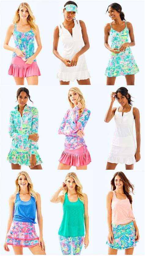 best of the lilly pulitzer tennis collection dresses skorts and more