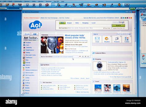 Aol Browser Stockfotografie Alamy