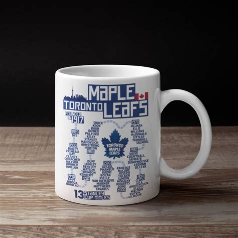 Toronto Maple Leafs Coffee Mug Toronto Maple Leafs Timeline Mug Mugs