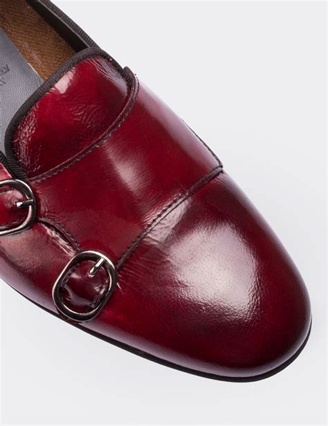 Burgundy Patent Leather Loafers Deery